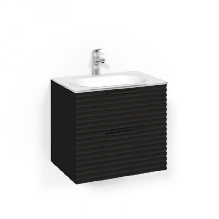  Macro Design Crown Stripe Kommod 60x45 med heltckande tvttstll - Badhuset.se