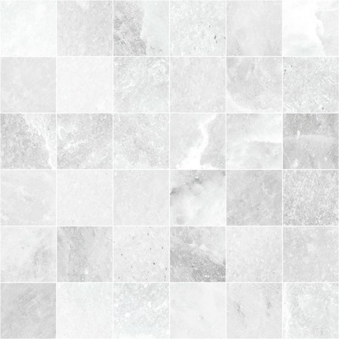  Golvabia Salt White Mosaik Klinker Vit Matt - Badhuset.se