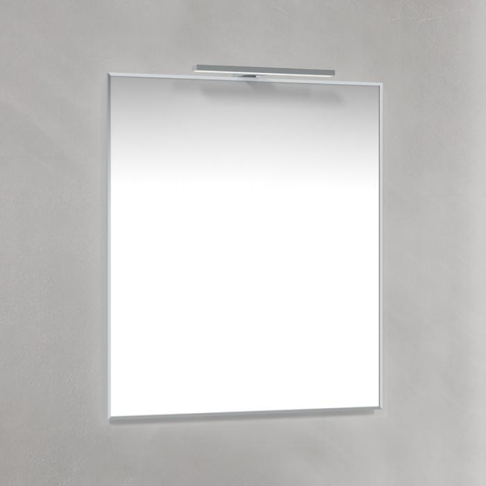  Macro Design Spegel med ram och T-belysning LED - Badhuset.se