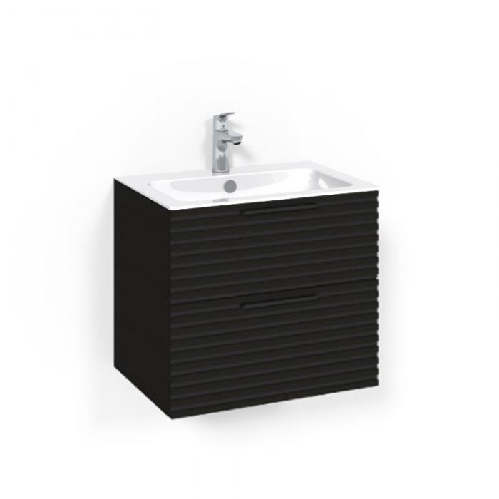  Macro Design Crown Stripe Kommod 60x45 med heltckande tvttstll - Badhuset.se