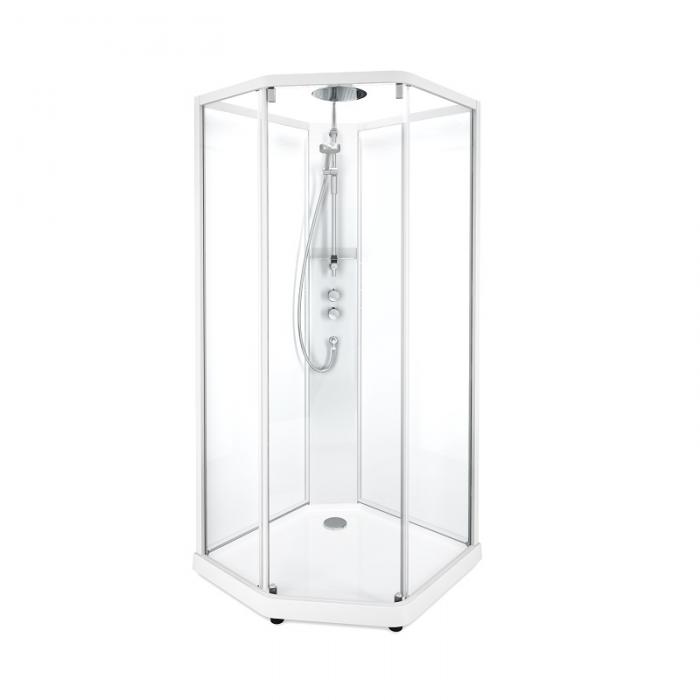  Contura Showerama Comfort Pentagonal Duschkabin - Badhuset.se