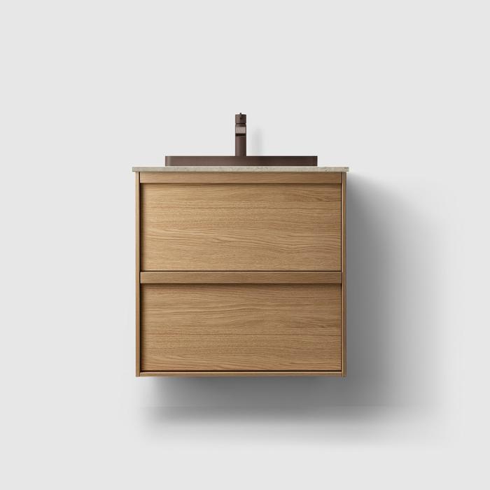  Haven H2 60 Kommod med bänkskiva och nedsänkt tvättställ - Badhuset.se