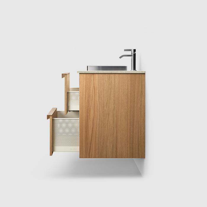  Haven H2 60 Kommod med bänkskiva och nedsänkt tvättställ - Badhuset.se