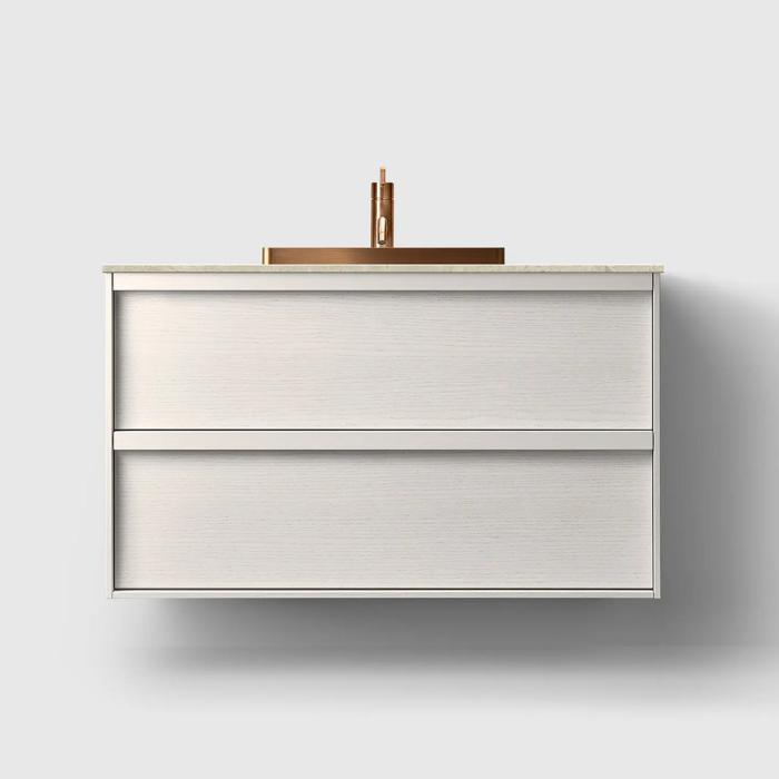  Haven H2 100 Kommod med bänkskiva och nedsänkt tvättställ - Badhuset.se