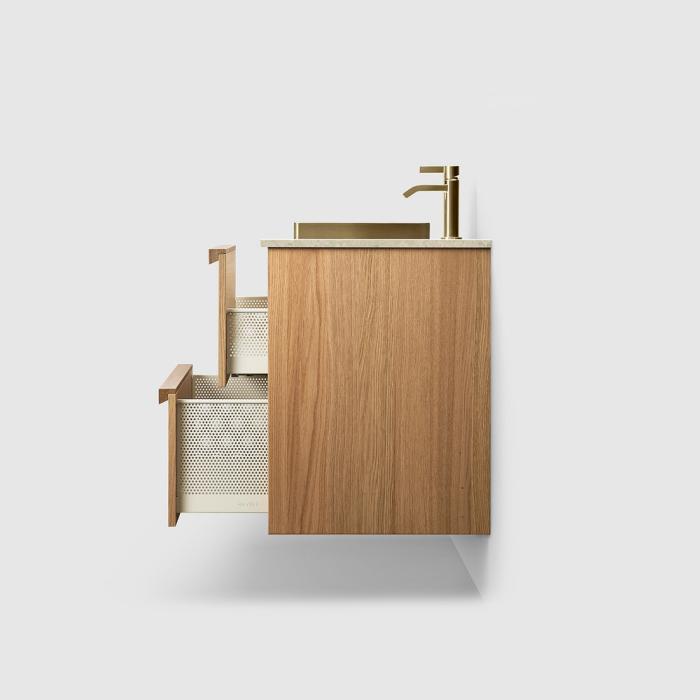  Haven H2 100 Kommod med bänkskiva och nedsänkt tvättställ - Badhuset.se