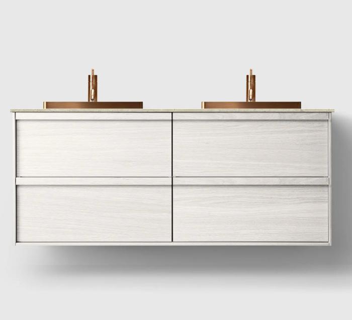  Haven H2 140 Kommod med bänkskiva och nedsänkt tvättställ - Badhuset.se