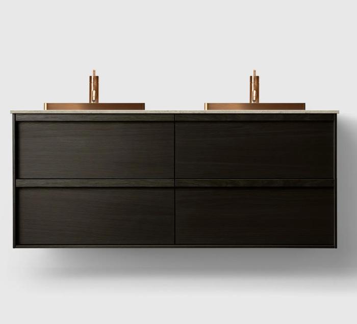  Haven H2 140 Kommod med bänkskiva och nedsänkt tvättställ - Badhuset.se