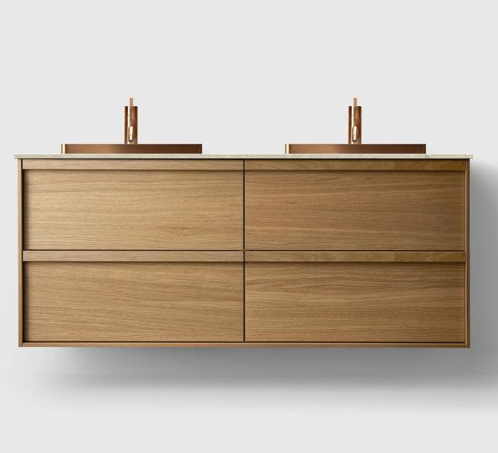  Haven H2 140 Kommod med bänkskiva och nedsänkt tvättställ - Badhuset.se