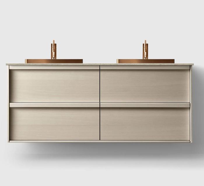  Haven H2 140 Kommod med bänkskiva och nedsänkt tvättställ - Badhuset.se