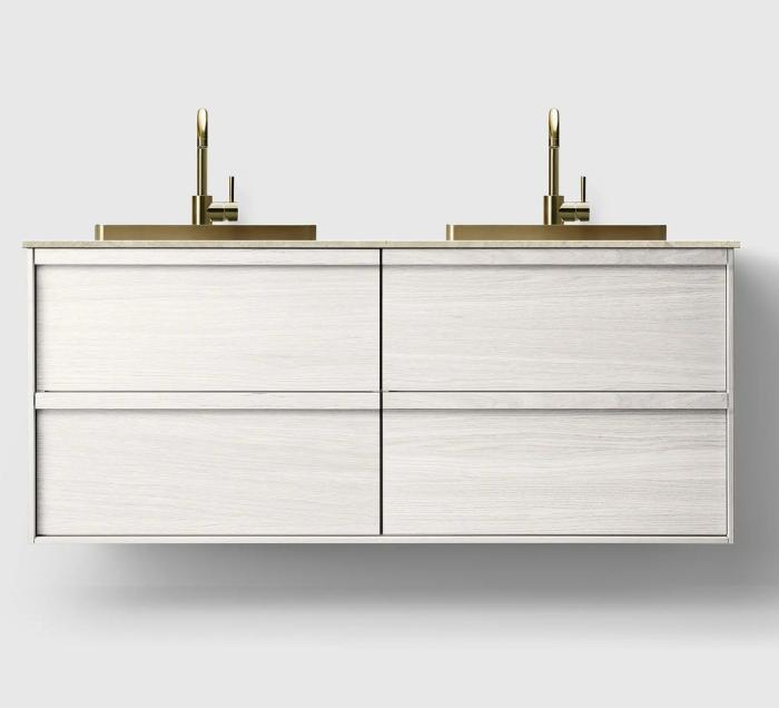  Haven H2 140 Kommod med bänkskiva och nedsänkt tvättställ - Badhuset.se