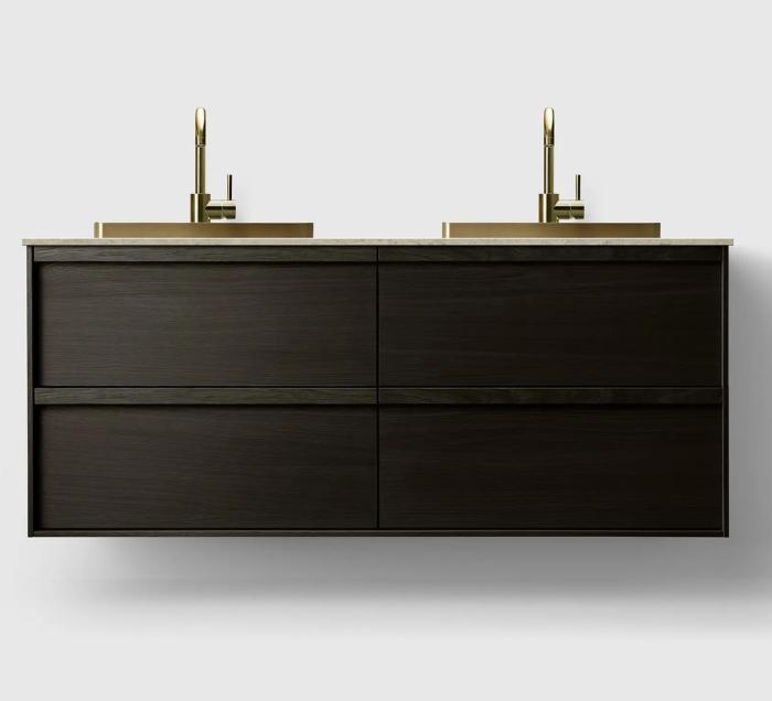  Haven H2 140 Kommod med bänkskiva och nedsänkt tvättställ - Badhuset.se