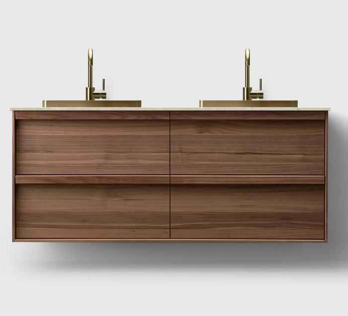  Haven H2 140 Kommod med bänkskiva och nedsänkt tvättställ - Badhuset.se