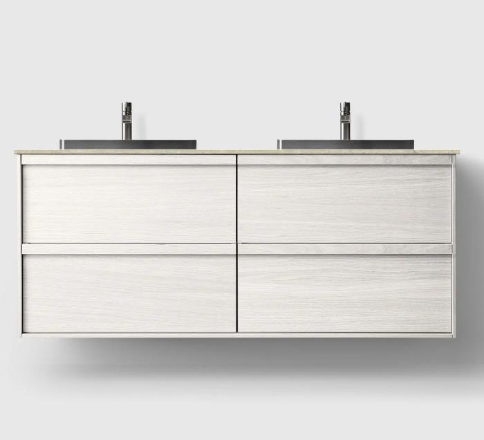  Haven H2 140 Kommod med bänkskiva och nedsänkt tvättställ - Badhuset.se