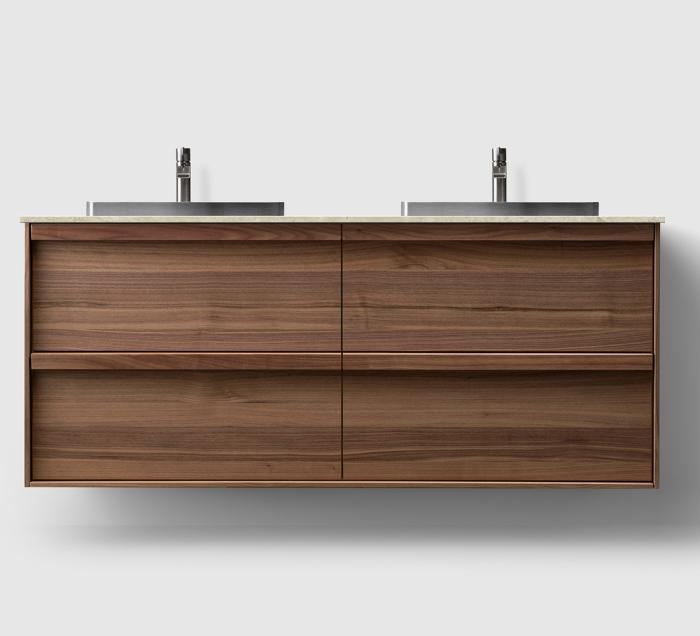  Haven H2 140 Kommod med bänkskiva och nedsänkt tvättställ - Badhuset.se