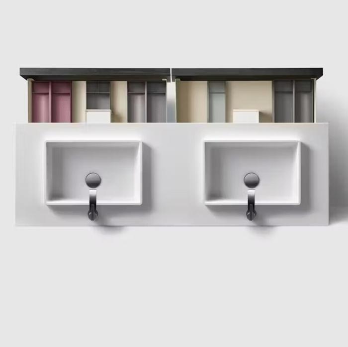  Haven H2 80 Kommod med bänkskiva och nedsänkt tvättställ - Badhuset.se