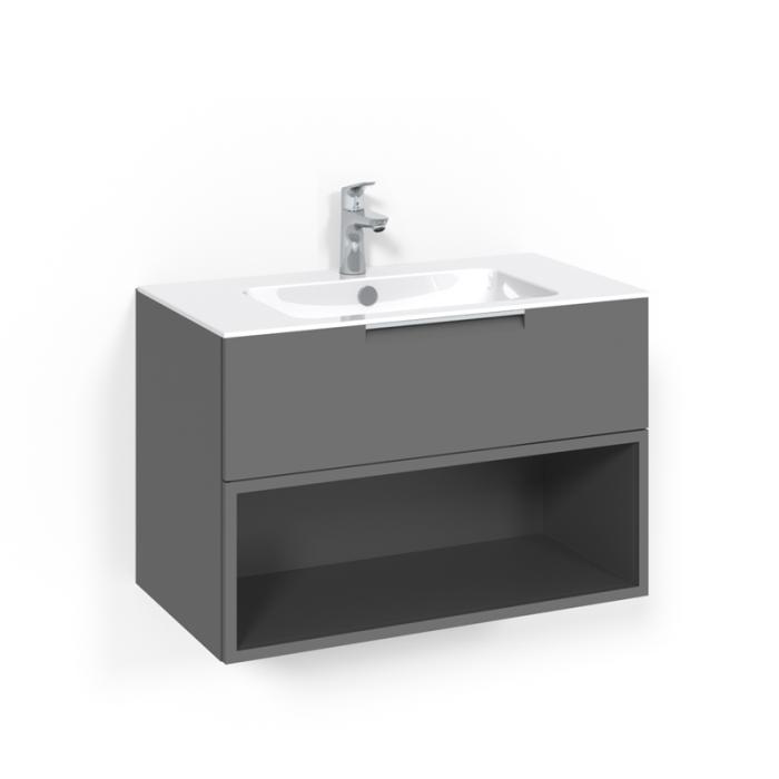  Macro Design Crown Kommod 80x45 med heltäckande tvättställ - Badhuset.se