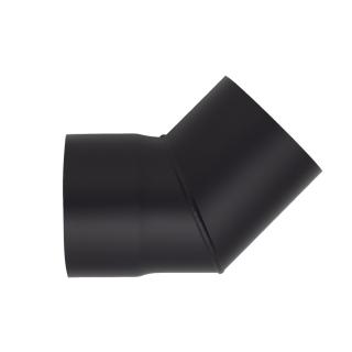  Harvia Vinkelr&ouml;r 45/115 Kort Svart - Badhuset.se