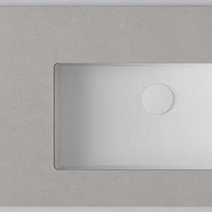  INR Wave 60 Raw Concrete Mattvit tv&auml;ttst&auml;ll - Badhuset.se