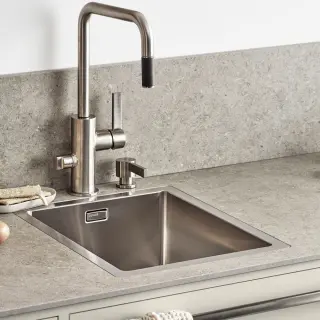  Bricmate Stone Select Light Grey Honed B&auml;nkskiva - Badhuset.se