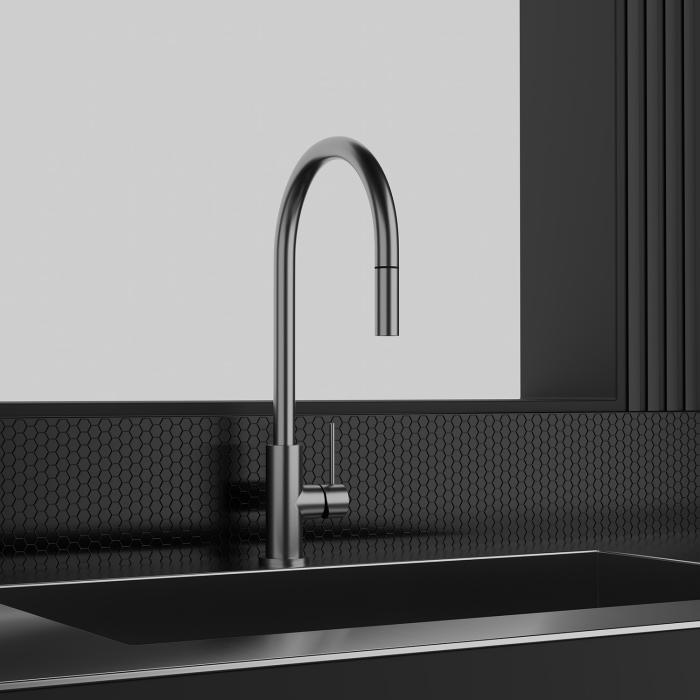  Scandtap Steel Accent D Köksblandare - Badhuset.se