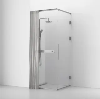  Svedbergs Langfoss H&ouml;rndusch 230 med gardin - Badhuset.se