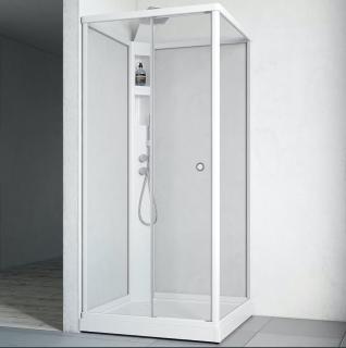  Macro Design Duschkabin Flow Front med Infälld Blandare - Badhuset.se