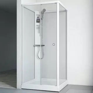  Macro Design Duschkabin Flow Front med Standard Blandare - Badhuset.se