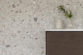  Golvabia Terazzo Klinker Cold Ljusgrå Matt - Badhuset.se