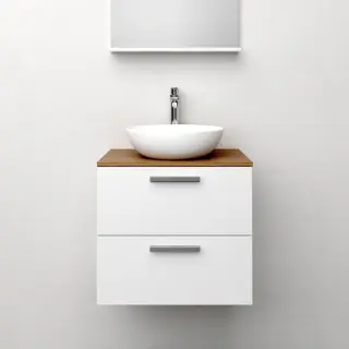  Westerbergs Jord Kommod 60 med ovanpåliggande tvättställ - Badhuset.se