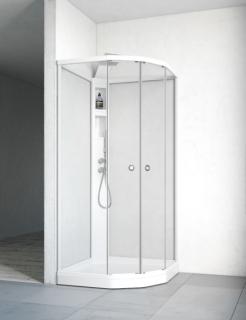  Macro Design Duschkabin Flow Semi med Infälld Blandare - Badhuset.se