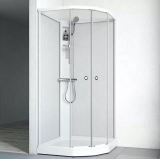  Macro Design Duschkabin Flow Semi med Standard Blandare - Badhuset.se