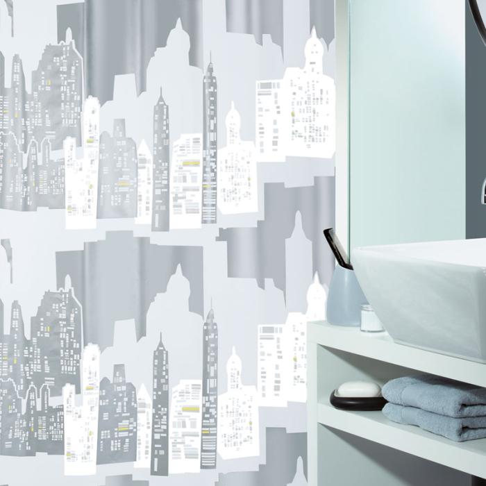  Spirella Skyline Duschdraperi, ecoplast - Badhuset.se