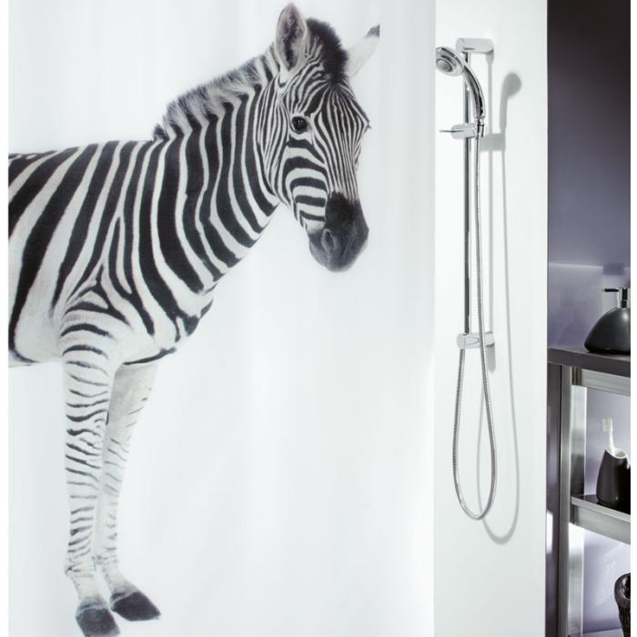  Spirella Zebra Duschdraperi, textil - Badhuset.se