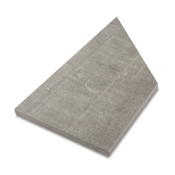  Bricmate Z Limestone Grey Inner Corner Left - Badhuset.se