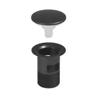  Vedum Bottenventil Easy Clean, Svart - Badhuset.se