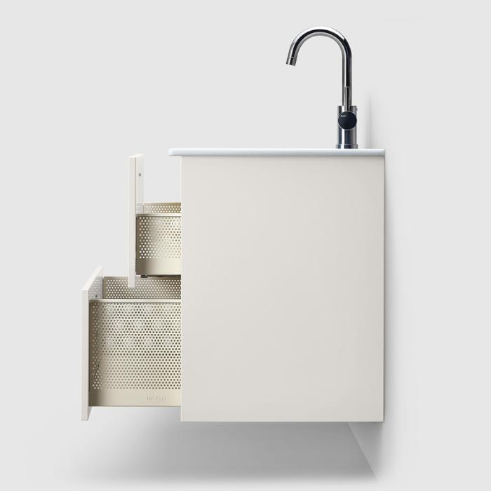 haven h3 kommod 60 cm white sida