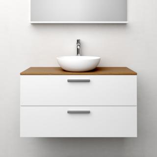  Westerbergs Jord Kommod 100 med ovanpåliggande tvättställ - Badhuset.se