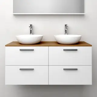  Westerbergs Jord Kommod 120 med ovanpåliggande tvättställ - Badhuset.se