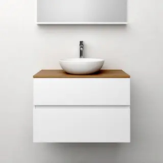  Westerbergs Himmel Kommod 80 med ovanp&aring;liggande tv&auml;ttst&auml;ll - Badhuset.se