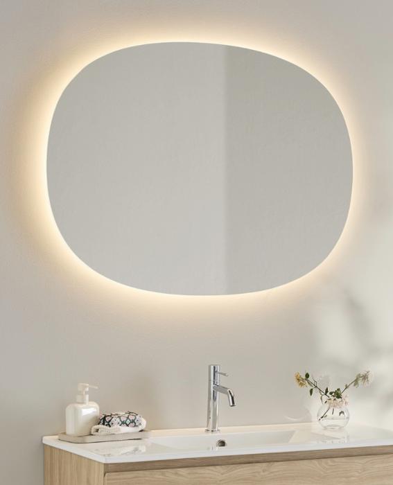  Hafa Ellipse LED Badrumsspegel 1000x750 - Badhuset.se