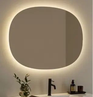  Hafa Ellipse LED Badrumsspegel 1000x750 - Badhuset.se