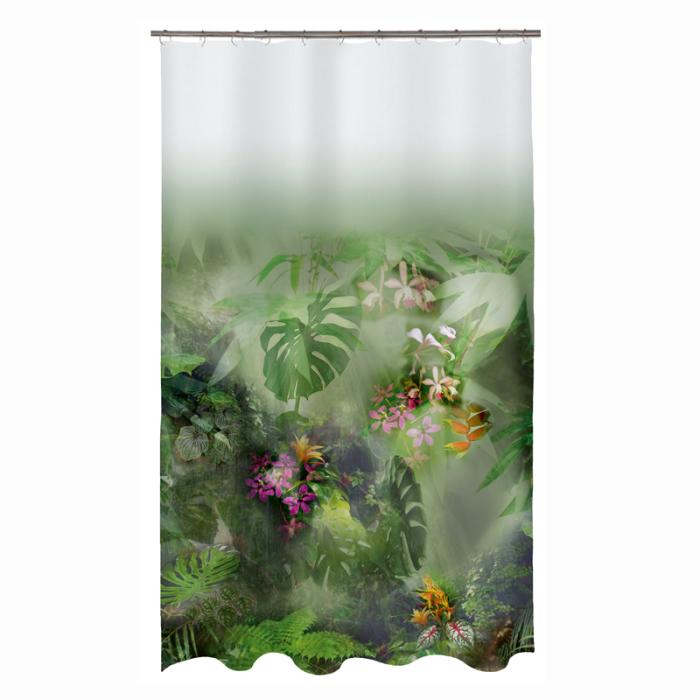  Spirella Jungle Duschdraperi, textil - Badhuset.se