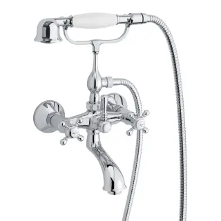  Damixa Tradition Badkars- och duschblandare, Krom - Badhuset.se