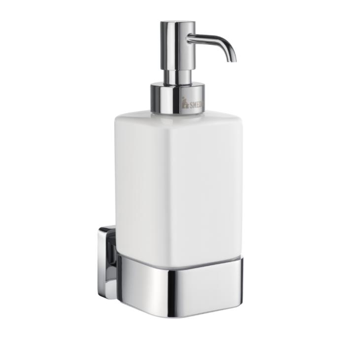  Smedbo ICE Soft Cube Tvåldispenser med hållare, hög - Badhuset.se