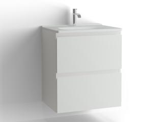  Vedum Flow Kommod 600 med tv&aring; l&aring;dor - Badhuset.se