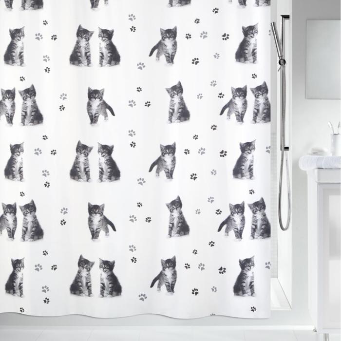  Spirella Kitty Paw Duschdraperi, textil - Badhuset.se