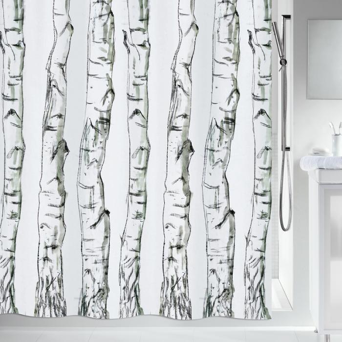  Spirella Wood Duschdraperi, textil - Badhuset.se