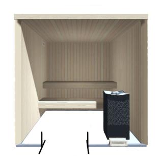  Tylö Bastu i lösvirke Asp 4kvm - Badhuset.se