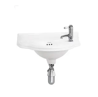  Burlington Klassiskt väggmonterat handfat 50cm - Badhuset.se