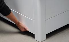 Svedbergs Tilläggsfront 130x70 vit - Badhuset.se